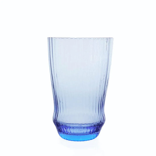 hellblauer Kristallglas Becher