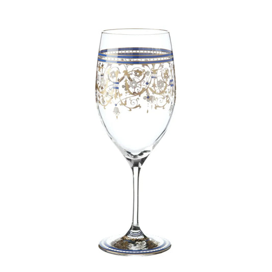 Handbemaltes Kristall Weinglas von OertelCrystal
